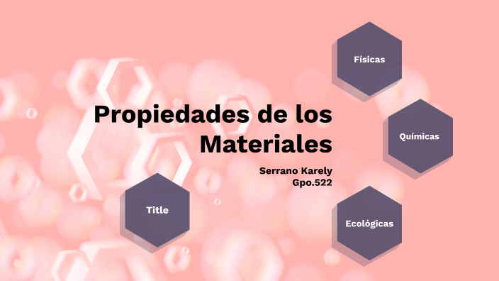 Propiedades de los Materiales by karely serrano ramirez on Prezi