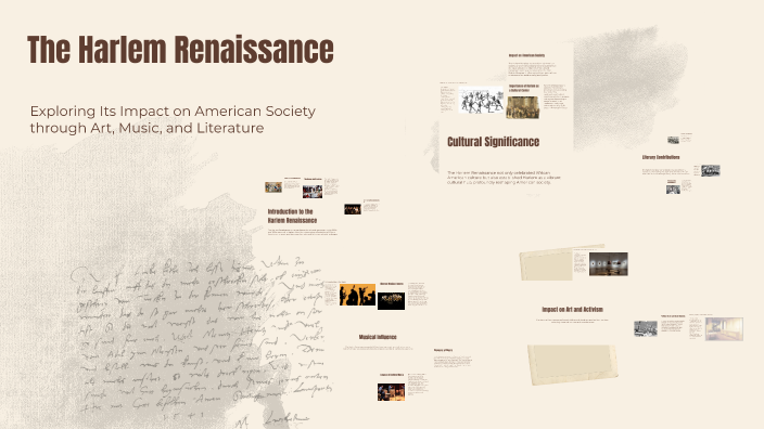 The Harlem Renaissance by Victoria Higgins on Prezi