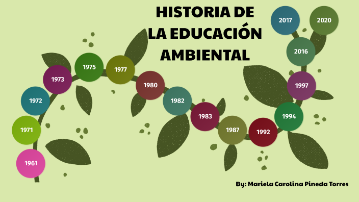 Historia De La EducaciÓn Ambiental By Marii Pineda 4012