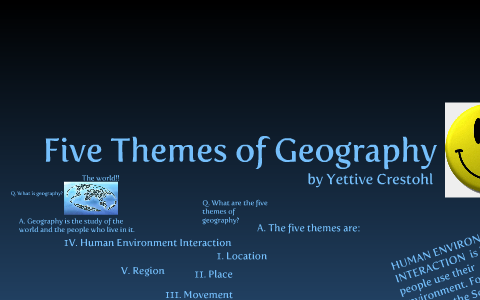 Five Themes of Geography by y c on Prezi