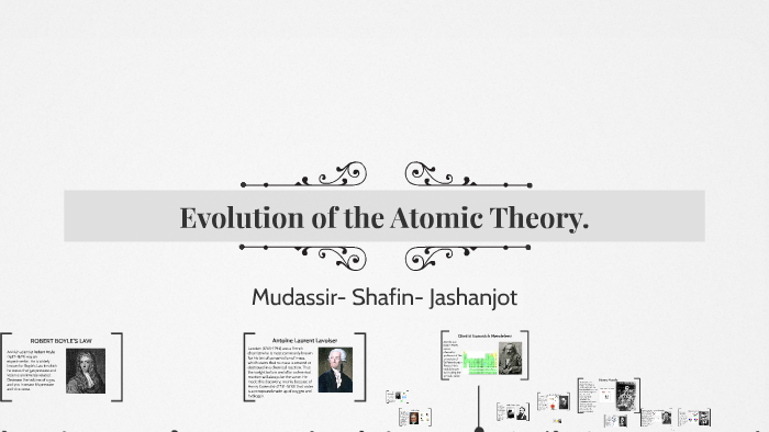 Evolution of the Atomic Theory by School Presentations on Prezi