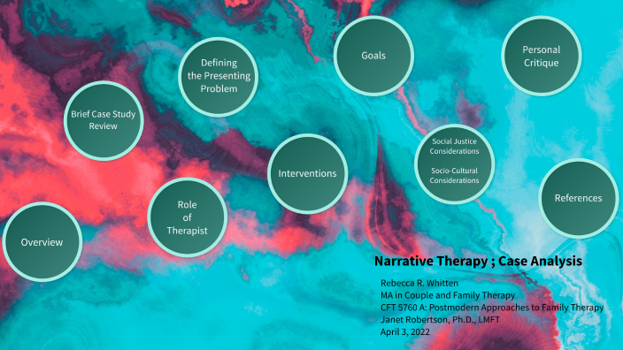 narrative therapy case study