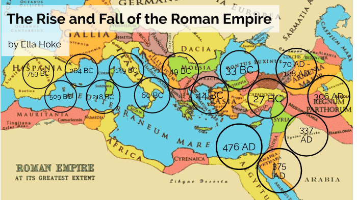 The Rise and Fall of the Roman Empire by Ella Hoke on Prezi