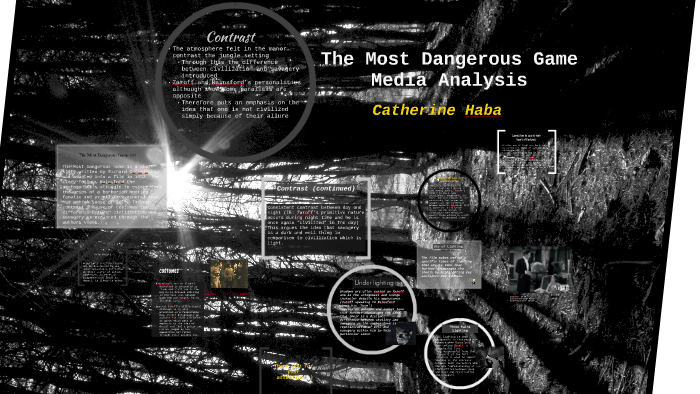 The Most Dangerous Game Summative Media Analysis By Catherine Haba