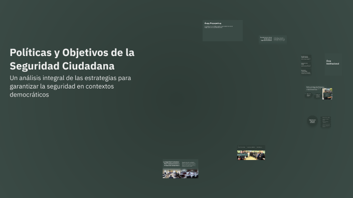 Políticas y Objetivos de la Seguridad Ciudadana by Daniel on Prezi