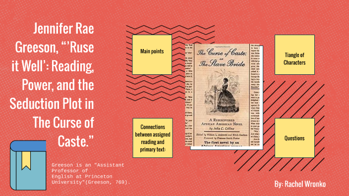 The Ruse Plot Jennifer Rae Greeson, “’Ruse it Well’: Reading, Power, and the ...