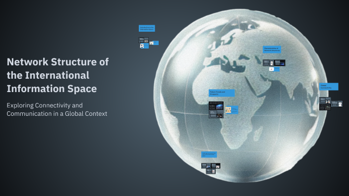Network Structure of the International Information Space by алина им on ...