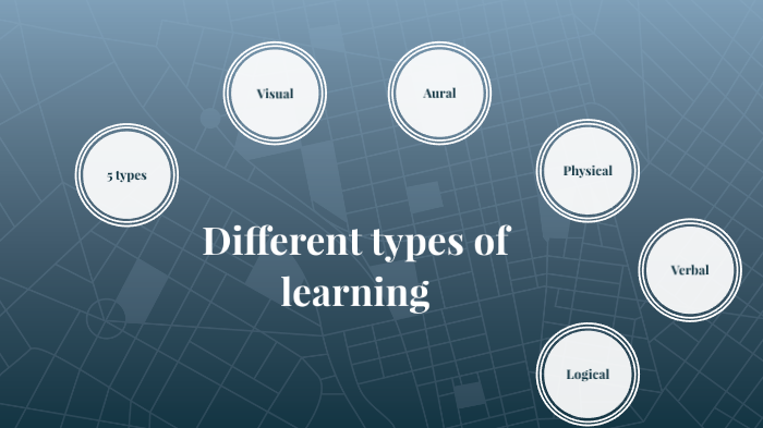 3 Diffrent Learning Types Different types of learning by Cameron Logston on Prezi