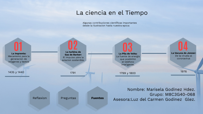 La ciencia en el tiempo by Marisela Godínez Hernández. on Prezi