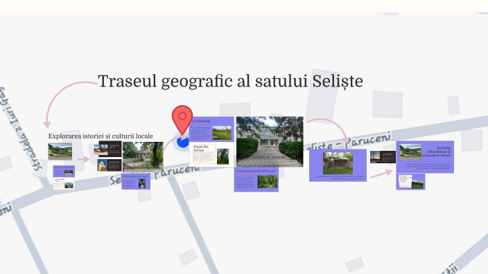 Selishte Map Traseul geografic al satului Seliște by Lupu Dumitrița on Prezi