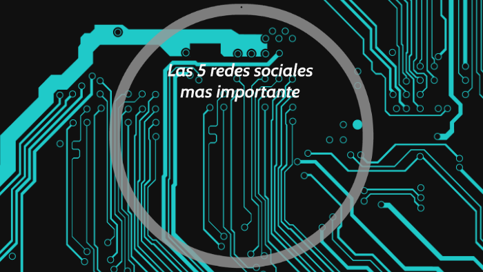 Las 5 redes sociales mas importante by Jesus lozada on Prezi