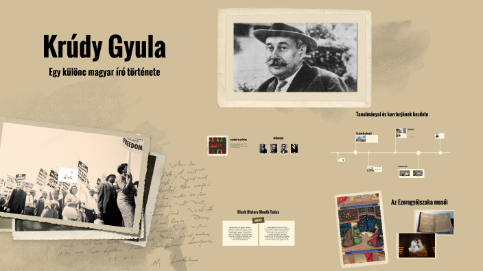 Krúdy Gyula Egy különc magyar író története by Hűse Lili on Prezi