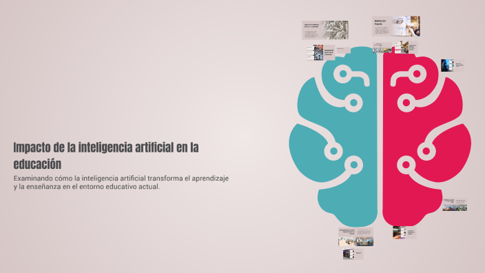 Impacto de la inteligencia artificial en la educación by Sofía De Paz ...