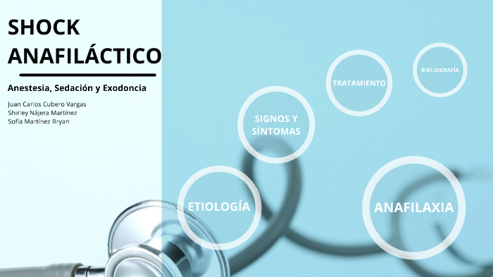 Shock anafilactico signos sintomas y tratamiento
