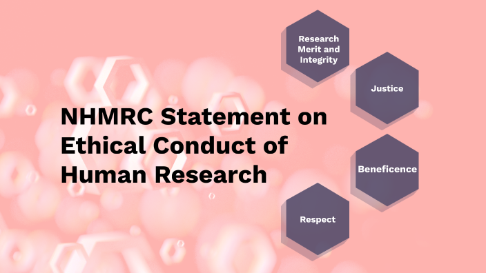 NHMRC Values and Principles of Ethical conduct in Human Research by ...