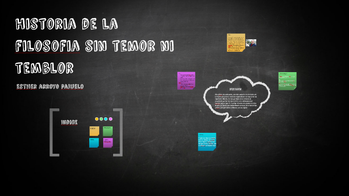 historia de la filosofia sin temor ni temblor by Esther Arroyo on Prezi