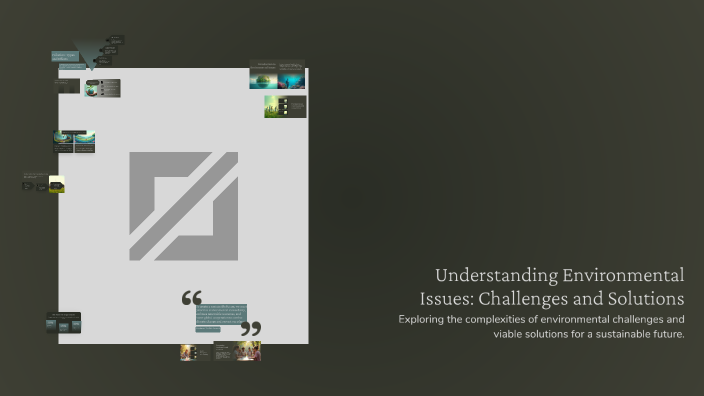 Understanding Environmental Issues: Challenges and Solutions by Mustafa ...