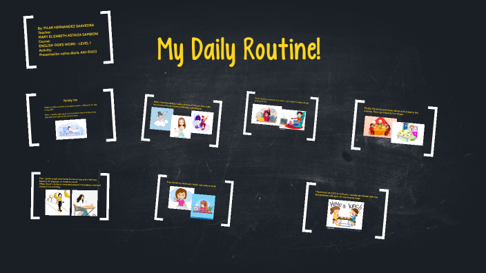 My daily routine by Pilar Hernandez on Prezi
