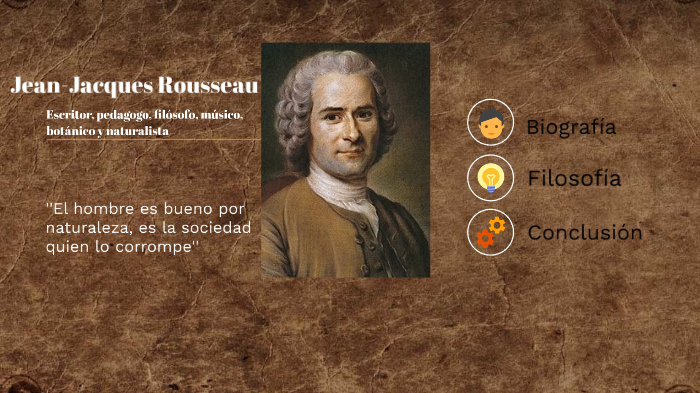 Jean Jacques Rousseau El Hombre Es Bueno Por Naturaleza