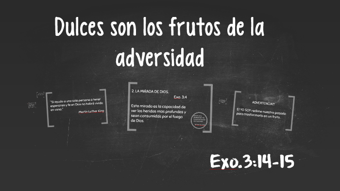 Dulces son los frutos de la adversidad by Rosalba Pardiño on Prezi