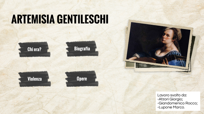 Artemisia Gentileschi By Rocco Giandomenico On Prezi