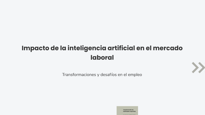 Impacto de la inteligencia artificial en el mercado laboral by ANAHI ...