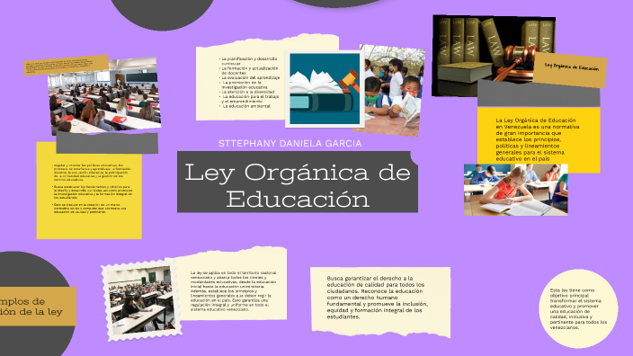 Ley Orgánica de Educación by Steffany García on Prezi