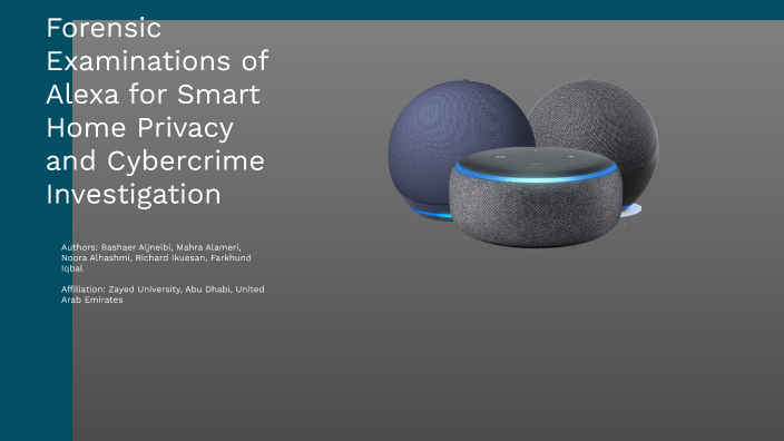 Authors: Bashaer Aljneibi, Mahra Alameri, Noora Alhashmi, Richard ...