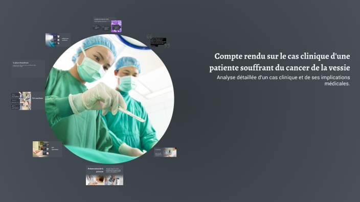 Compte rendu sur le cas clinique d'une patiente souffrant du cancer de ...