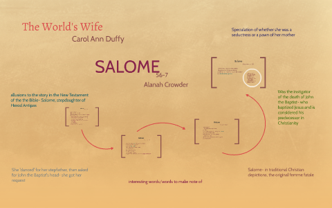 PPT - Exploring Salome by Carol-Ann Duffy PowerPoint Presentation