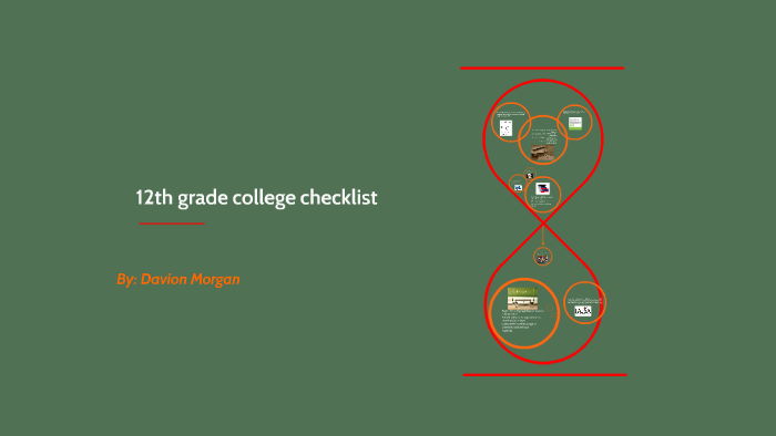 12th grade college checklist by Davion Morgan on Prezi
