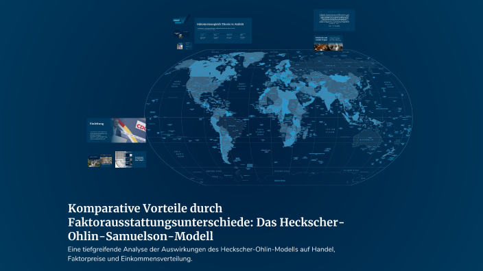 Jc Samuelson Komparative Vorteile durch Faktorausstattungsunterschiede: Das ...