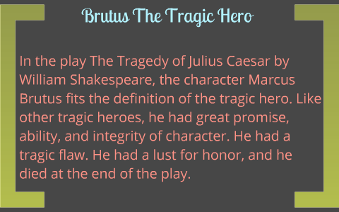 what does a tragic hero mean