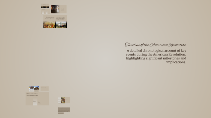 Timeline of the American Revolution by Jake Lopez on Prezi
