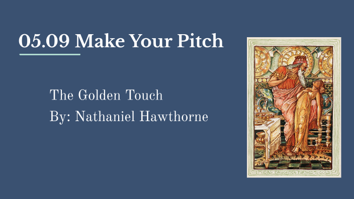What Many Men Desire: Nathaniel Hawthorne's Short Story 'The Golden Touch