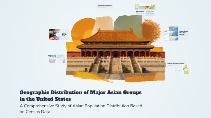 Geographic Distribution of Major Asian Groups in the United States by ...