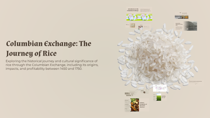 Columbian Exchange: The Journey of Rice by Mimi Gallagher on Prezi