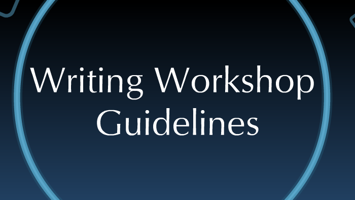 creative writing workshop guidelines pdf