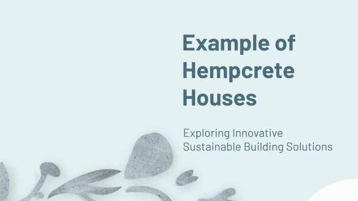 Example of Hempcrete Houses by Hilmar Valsson on Prezi