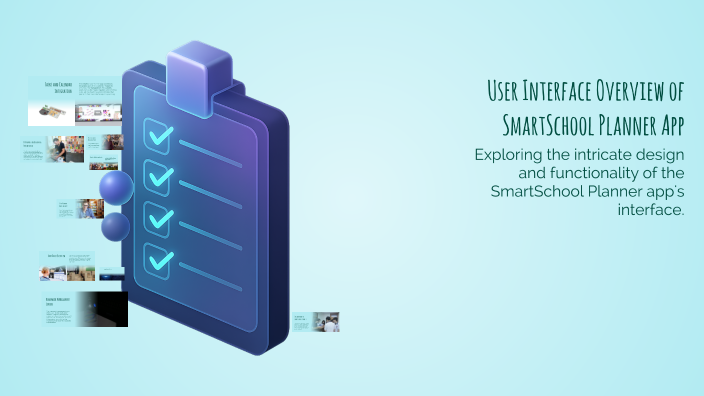 User Interface Overview of SmartSchool Planner App by Mehmet Akif ...