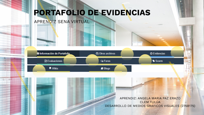 PORTAFOLIO DE EVIDENCIAS APRENDIZ VIRTUAL SENA by Angela Maria Paz on Prezi