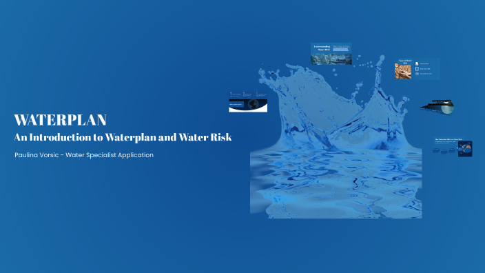 Waterplan: An Introduction to Water Risk Management by Paulina Vorsic ...