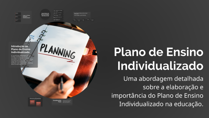 Plano de Ensino Individualizado by Nildo Soares on Prezi