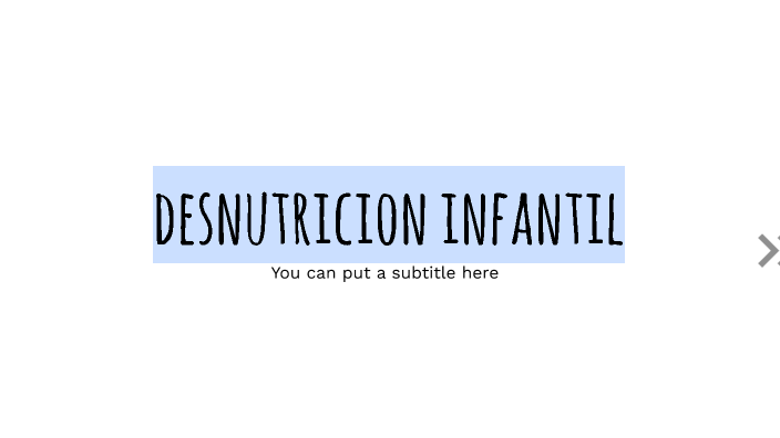 Desnutricion Infantil By Ivonne Sanchez Mendoza On Prezi