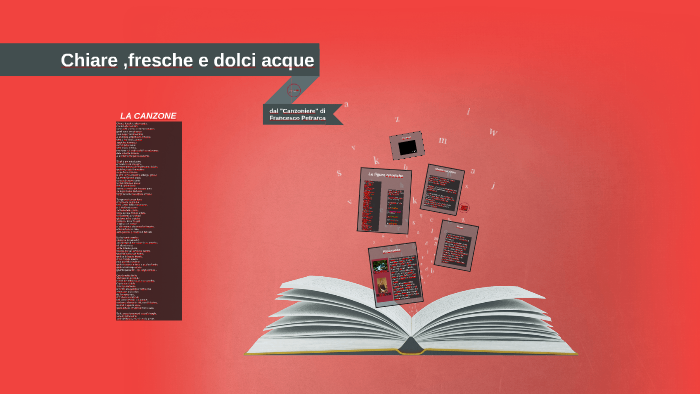 Analisi Del Testo Chiare Fresche E Dolci Acque