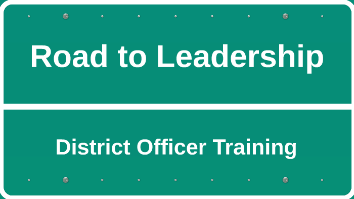 District Officer Training by Bailee Gardunio