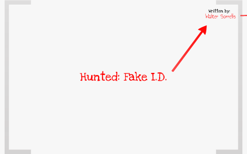 Hunted Fake Id Characters