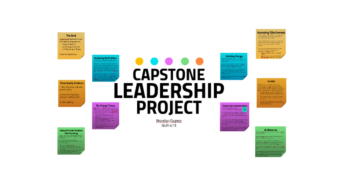 what is a leadership capstone project
