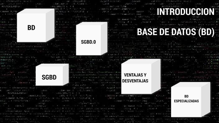 INTRODUCCION BASE DE DATOS} by Rafael Boada Rivera on Prezi