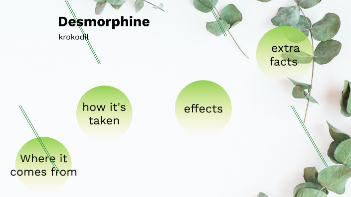 Desomorphine - Krokodil By Hailey Rogers